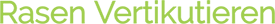 Rasen vertikutieren Logo